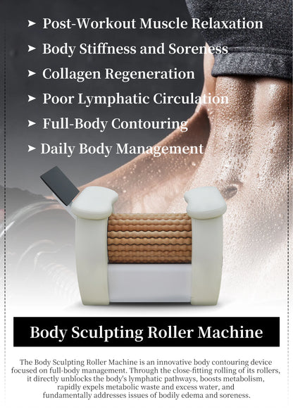 NEW Rolling Massage Chair Machine Weight Loss & Full Body Relax, 3D Roller Massager for Fat Burning Body Shaping Muscle Relief