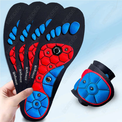 Magnetic Massage Insoles Acupressure Inserts Arch Support Orthopedic Acupressures Shoes Pads Relieve Tired for Men Women Unisex
