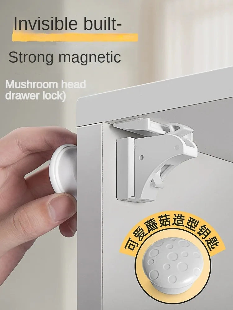 No Drills, No Tools Required - Our Magnetic Child Safety Locks are Easy to Install and Perfect for Cabinets and Drawers