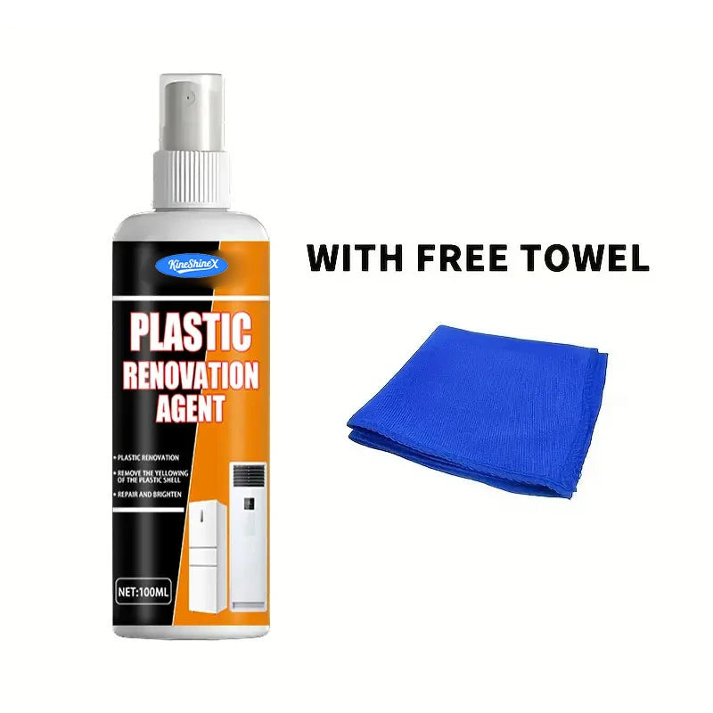General Household Plastic Repair Agent Plastic Renovation Spray Easily Removes Scratches, Oxidizes, Yellows and Repairs