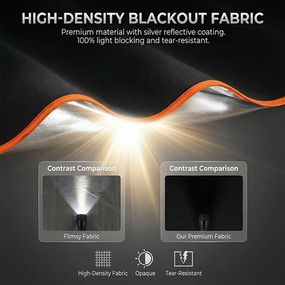 New Car Windshield Sun Shade Cover Front Window Sun Visor Protection Foldable Car Curtains for Summer Cooling UV Refletive