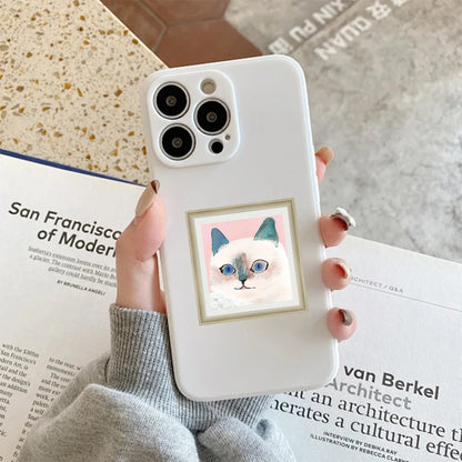 50PCS Cute Cat Decoration Fun Graffiti Stickers DIY Phone Case Notebook Scrapbook Phone Stickers