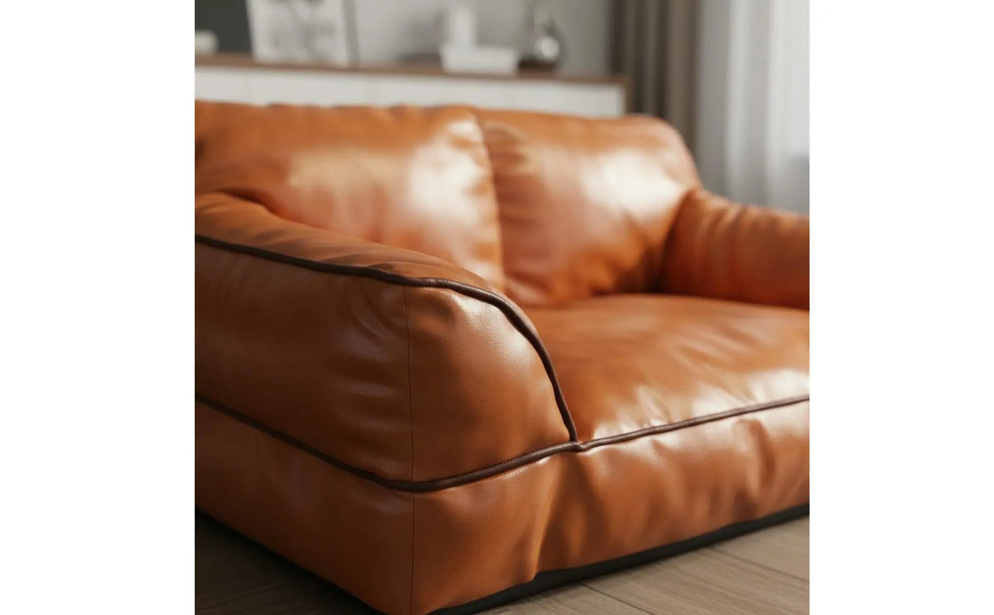 Leather Pet Sofa Bed Non-Stick Hair Cat Sofa for Felines