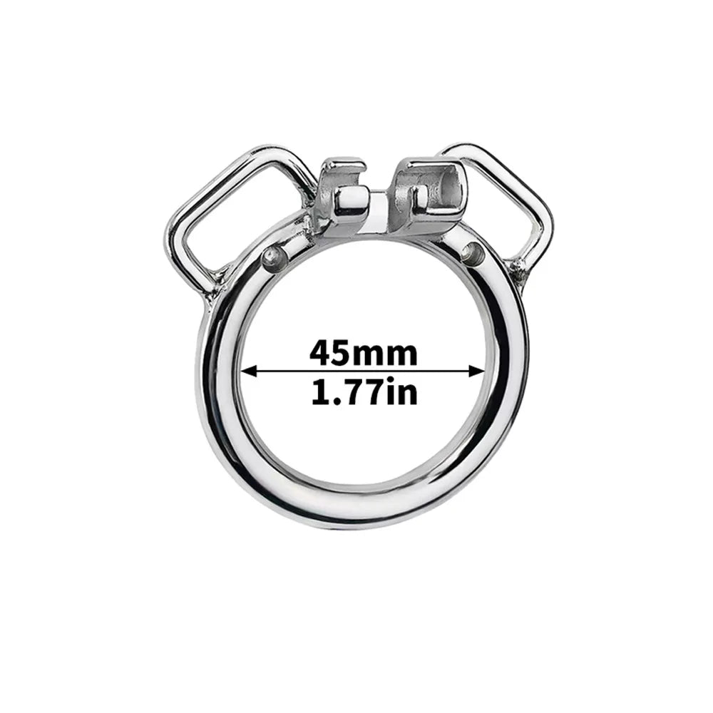 Stainless Steel Chastity Cage Device Penis Rings Bondage Belt Cock CB Lock BDSM Sex Toys for Man Gay Adult Products Accessories