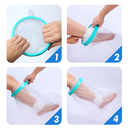 1 Pc Shower Cover Waterproof Bandage Adult Sealed Cast Bandage Protector Wound Fracture Arm Leg Hand Cover Shower