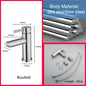 ULA G1/2 Basin Faucet Waterfall Bathroom Sink Faucet Hot Cold Water Mixer Tap Deck Mounted Bathroom Tap Crane Washbasin Tap