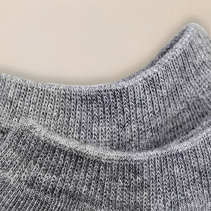 10/40 Pairs Men's Boat Socks Business Sport Sweat Absorption Mature Summer Autumn Solid Color Non Pilling Versatile Ankle Unisex