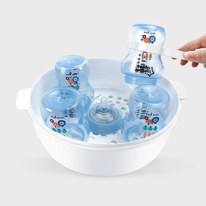 Microwave Steam Sterilizer for Baby Bottles Temperature Nipple Sterilizer Bottle Holder Storage Box Baby Bottle Warmer BPA Free