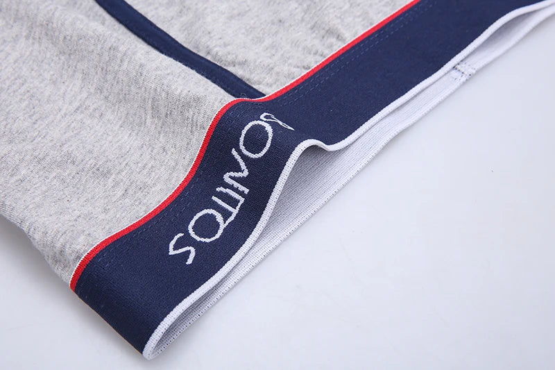 4pcs Cotton Boxer Shorts Soft Men's Panties BONITOS Letter Waistband Men Underpants Boxer Briefs Sexy Underwear for Man Boxers