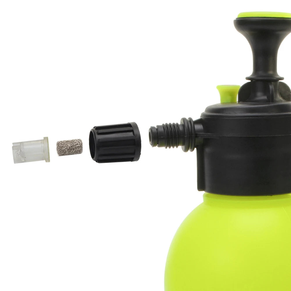 Car Wash Spray Bottle Nozzle Spray Foam Water Spray Nozzle Manual Pressure PA Foam Pot Stainless Steel Wire Foam Mesh Foam