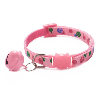 Buckle Cartoon Cat Collars Pet Supplies Cute Cat Head Small Dog Collar Adjustable Cat Accessories