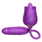 3in1 Thrusting Anal Vibrator Female Rose Sucking Clitoris Stimulator Dildo Licking Vagin Massager Masturbator Sex Toys for Women