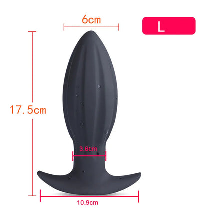Soft Anal Plugs for Gay Men Prostate Massage Liquid Silicone 35-80mm Huge Butt Plug Anal Training Comfortable To Wear But Plug