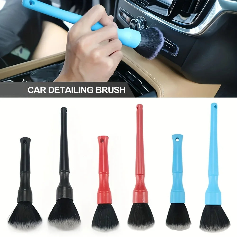 Car Ultra-Soft Detailing Brush Super Soft Auto Interior Detail Brush With Synthetic Bristles Car Dashboard Dust Sweeping Brush