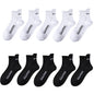 10/20Pairs High Quality Men's Socks Casual Breathable Cotton Man Run Sports Socks Spring Autumn Male Sox Gifts Plus Size 38-45