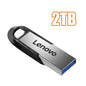 Lenovo 2TB USB 3.2 Metal Flash Drives Super High Speed Pendrive 1TB 512GB Pen Drives Portable USB Stick For Car Phone Computer