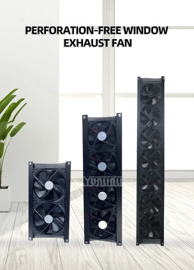 Window Exhaust Fan Silent Exhaust Machine Fresh Air Fan Efficient Kitchen Ventilation System Abluftventilator Für Küche