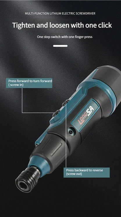 2Nm 3.6V 200r/min Electric Screwdriver Small Wireless Screwdriver Drill Screw Driver Set Rechargeable Electrician Screwdrivers
