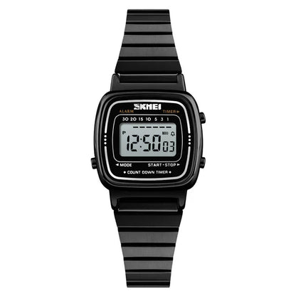 SKMEI 1901 Luxury Women Watches Small Dial Digital Chrono Calendar Watch Waterproof Ladies Wristwatch Clock Montre femme 1620