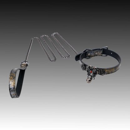 Adult Adult Sex Toy Collar Choker Puppy Punk Dark Love Bell Couple Flirting Collar Self Bondage Bdsm Toys