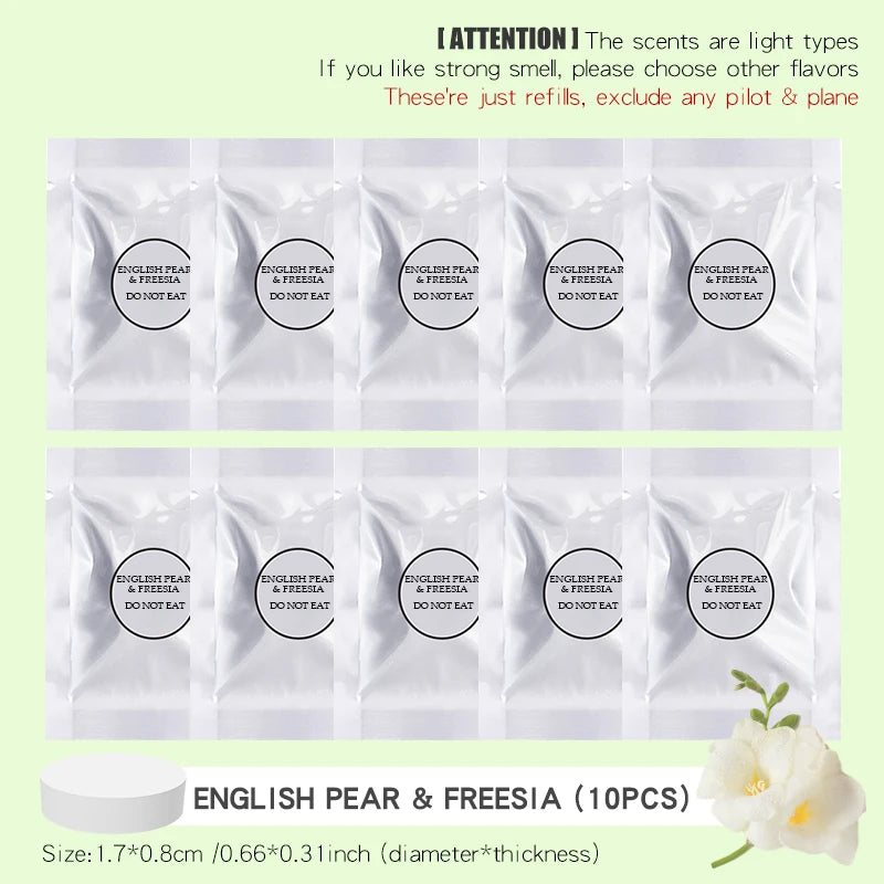 Just Refills!exclude any plane/pilot dog bear car air freshener replacement tablets fragrance pods aroma supplement perfume pads