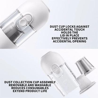 NEW MIJIA Portable Handheld Vacuum Cleaner For Home Car Mini Wireless Dust Catcher Collector 13000PA Cyclone Suction -CN