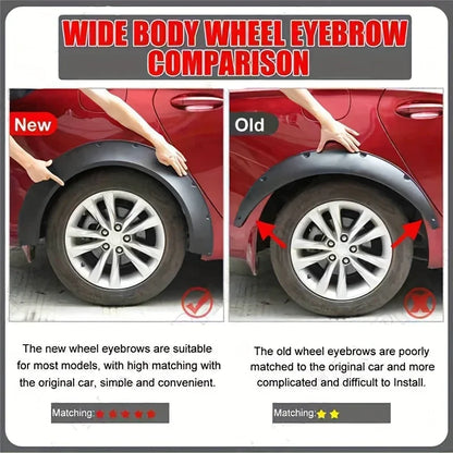 Car Modification With Wide Body Wheel Arches And Mudguards Suitable For SUVs And Off-Road Vehicles With Widened Wheel Arches