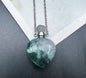 S17 Heart Crystal Pet Cremation Urn Necklace Keepsake Pendant Hold Pet Hair Ashes Memorials Jewelry For Dog Cat Remembrance Gift