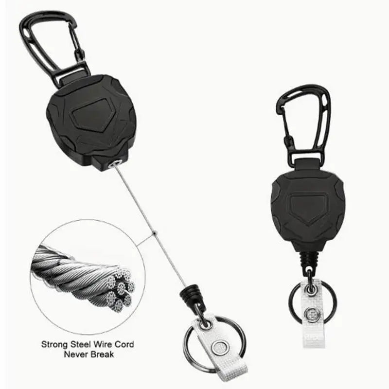 1/2 PCS Badge Reel Clip Credit Card Cover Bus Card Cover Case Retractable Badge Holder Badge Clip Heavy Duty ID Holder