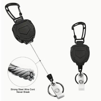 1/2 PCS Badge Reel Clip Credit Card Cover Bus Card Cover Case Retractable Badge Holder Badge Clip Heavy Duty ID Holder