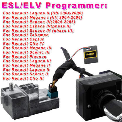 Universal IMMO Off Emulator IM118 ESL ELV Tacho Tachometer tester Program for Renault Bosch EDC15 EDC16 EDC17...Many ECUs PK V96