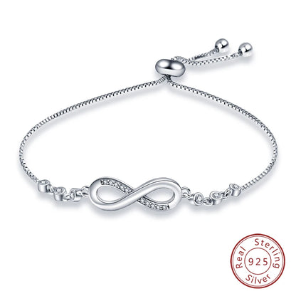 Original 925 Sterling Silver Starry Sky Bubble Bracelet For Women Fine Anniversary Valentine's Day Jewelry Gifts