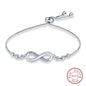 Original 925 Sterling Silver Starry Sky Bubble Bracelet For Women Fine Anniversary Valentine's Day Jewelry Gifts