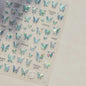 Shiny Jelly Butterfly Charming Golden Gradient Bowknot 5D Self Adhesive Nail Art Sticker Flower Petal Rhinestone Manicure Decals