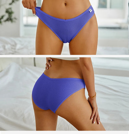 FINETOO 3PCS/Set M-XXL Women Sexy Cotton Panties Underwear Female Underpants Woman Briefs Cotton Pantys Girl Intimates Lingerie