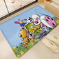 Popular Character D-Diddl Cut Bathroom Mat Non-Slip Laundry Room Mat Laundry Decor Balcony Child Living Room Toilet Rug