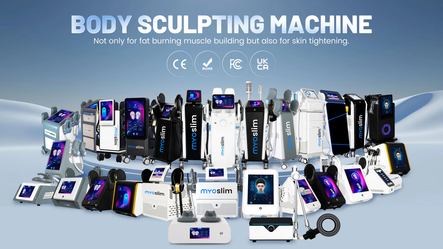 EMS Body Sculpting Machine 6500W MYIMuscle Building Fat Burning Abdominal Weight Loss Fitness Equipment