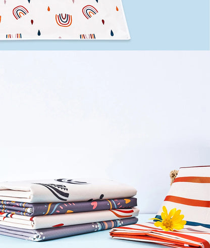 Happy Flute Baby Play Mat, Baby Crawling Mat Portable Waterproof , Anti-Slip Folding Mat Playmat For Baby Indoor Or Outdoor Use