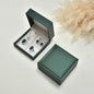 PU Leather Jewelry Packing Box Ring Earrings Necklace Bracelet Jewellery Display Storage Case For Wedding Engagement