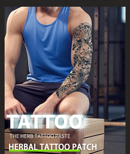 Hannya Full Arm Waterproof Temporary Tattoo Sticker, Long-lasting for 1-2 Weeks, Realistic Semi-Permanent Fake Tattoo