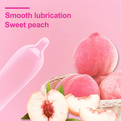 10pcs Fruit Flavor Condoms Sex Toy For Men Strawberry Blueberry Taste Penis Sleeves Ultra Thin Condom Adult reusable Sex Product