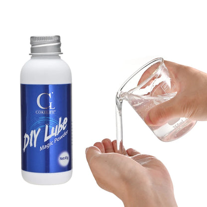 Instant Mix Lubricant Powder for Sexual Intimacy Water-Based Personal Lube Long-Lasting Odorless 1g Makes 120ml Discreet Sexshop