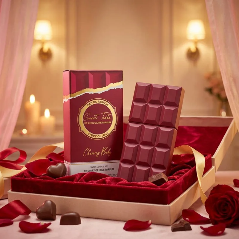 Sweet Chocolate Unisex Perfume 100ml Sweet Fragrance Long-lasting Scent Body Spray Creative Design Must-have For Daily Commutes
