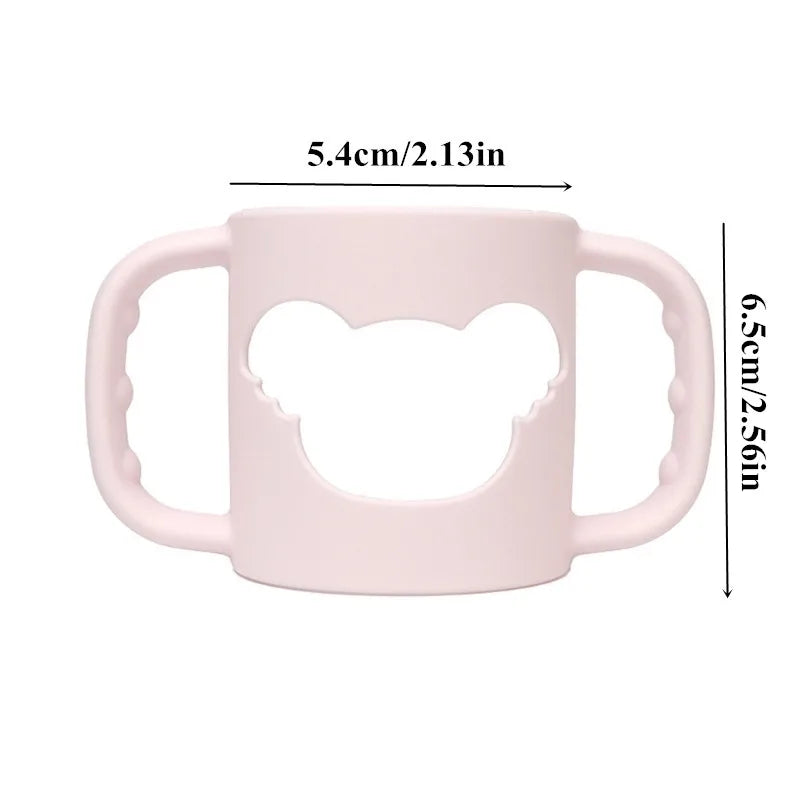 Classic Feeding Bottle Handles Soft Compatible Silicone Baby Nursing Bottles Handles Easy to Carry Handles for Hegen Bottle Size
