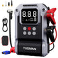 Car Battery Jump Starter with Air Compressor, 12V 1000A/1500A PEAK 26800mah Portable Car Jump Starter with 150 PSI Inflator (for ALL Petrol or 10L Diesel), Emergency LED Flashlight