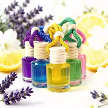 Car Fragrance Air Freshener Pendant, Individually Packaged, Creative Car Aroma Hanging Decoration, Long-Lasting Fresh Scent, For