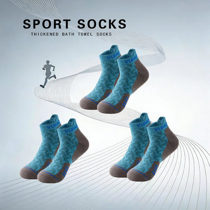 1/3 Pairs New Men's Professional Sports Short Socks Thick Towel Quick Dry Wicks Men's Fitness Running Ankle Socks For Man Gift