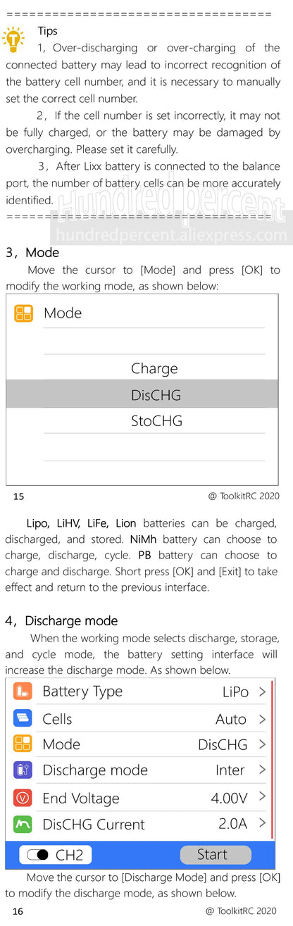 ToolkitRC M6D V3 Charger Black DC 500W Intelligent Dual Channel 1S 2S 3S 4S 5S 6S Toy Model Car Lithium Battery Fast Charging