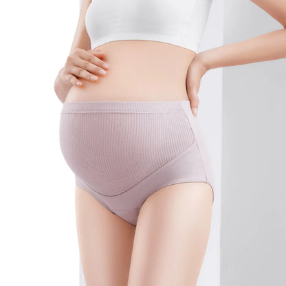 3PCS/set High Waist Intimate Clothes for Women Adjustable Waistband Pregnant Panties Cotton Maternal Panties Women's Underwear