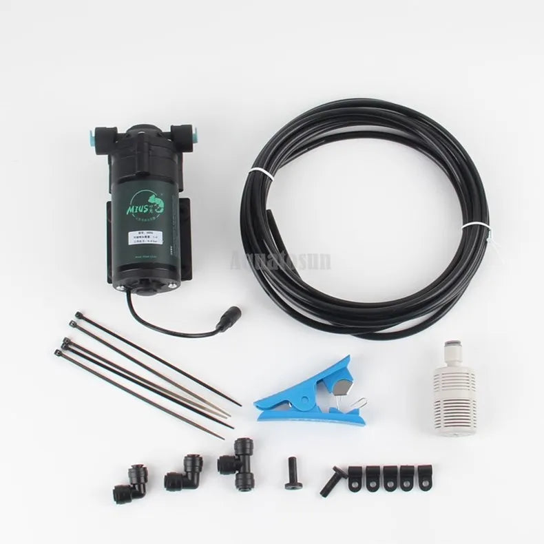 Reptile Rainforest Misting Spray System Greenhouse Humidification Cooling Nebulizer Irrigation Tools Terrarium Spraying Device